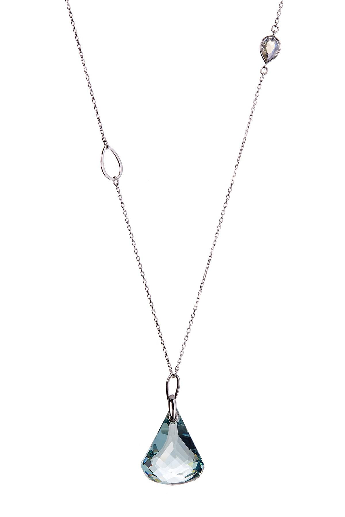 Swarovski Lunar Moonlight Crystal Pendant Necklace in Blue Lyst