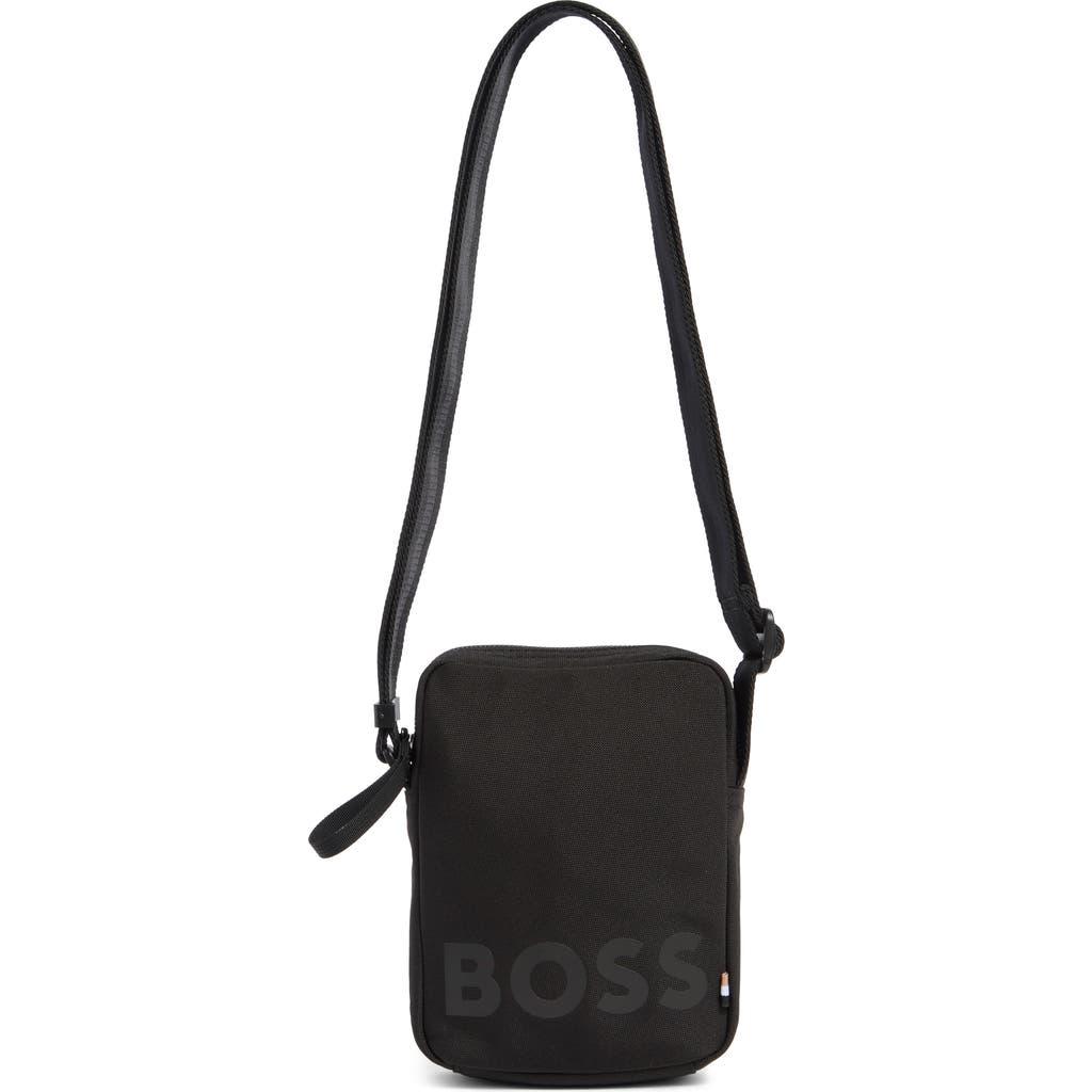 BOSS Pixel Logo Crossbody Bag in Black for Men Lyst
