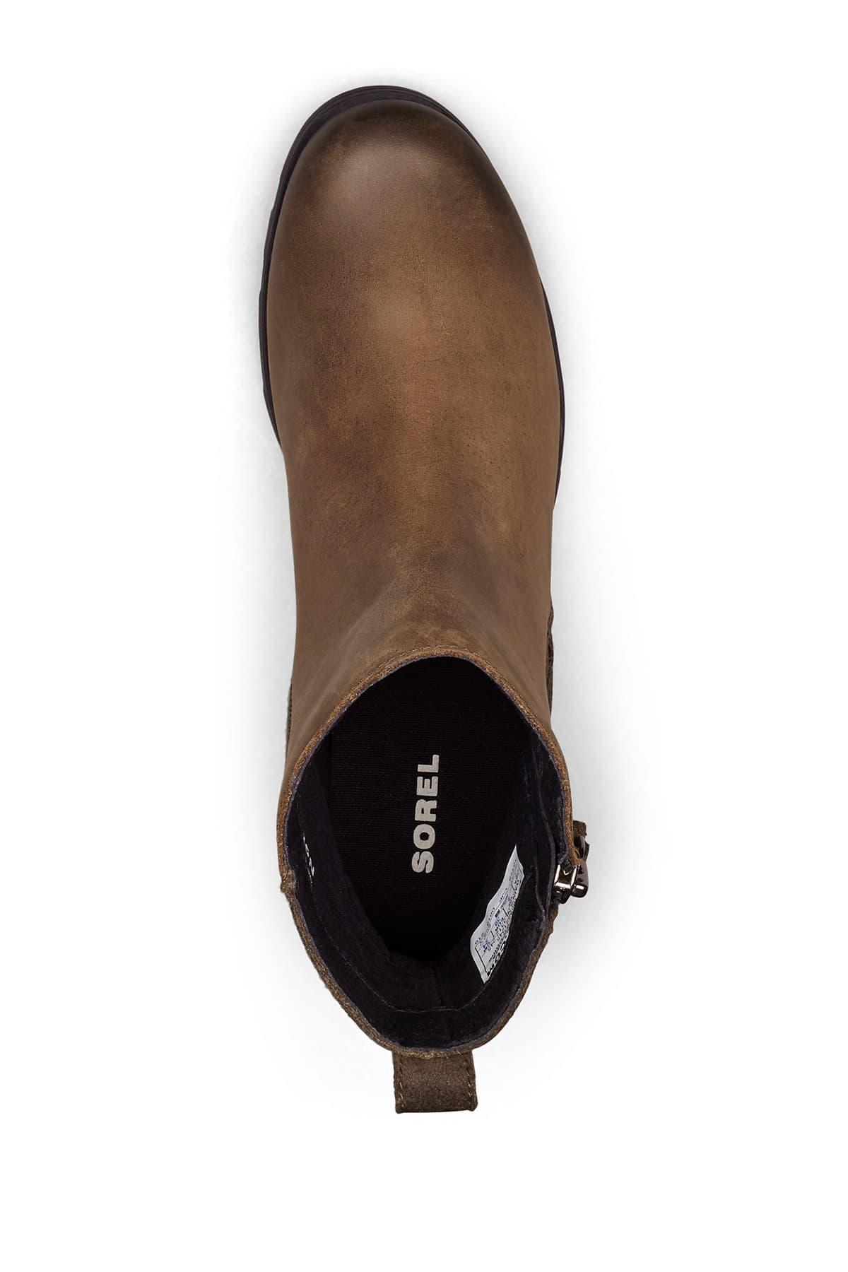 emelie waterproof zip bootie sorel