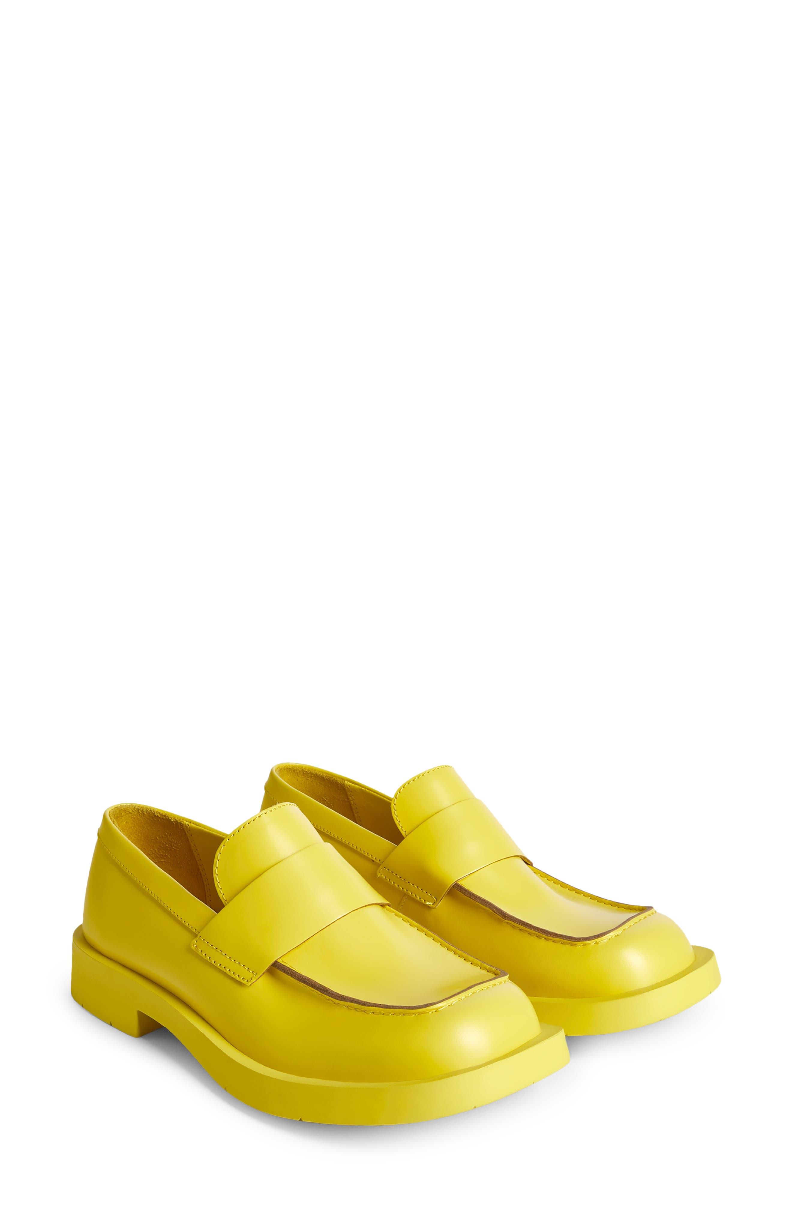 CAMPERLAB Leather Mil1978 Loafer In Bright Yellow At Nordstrom Rack Lyst