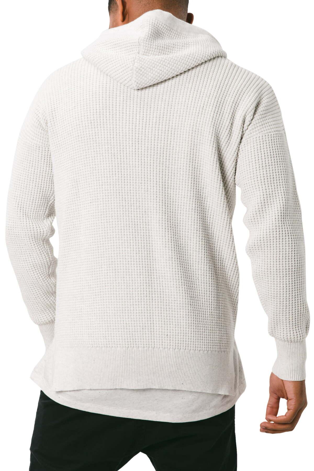 waffle pullover hoodie