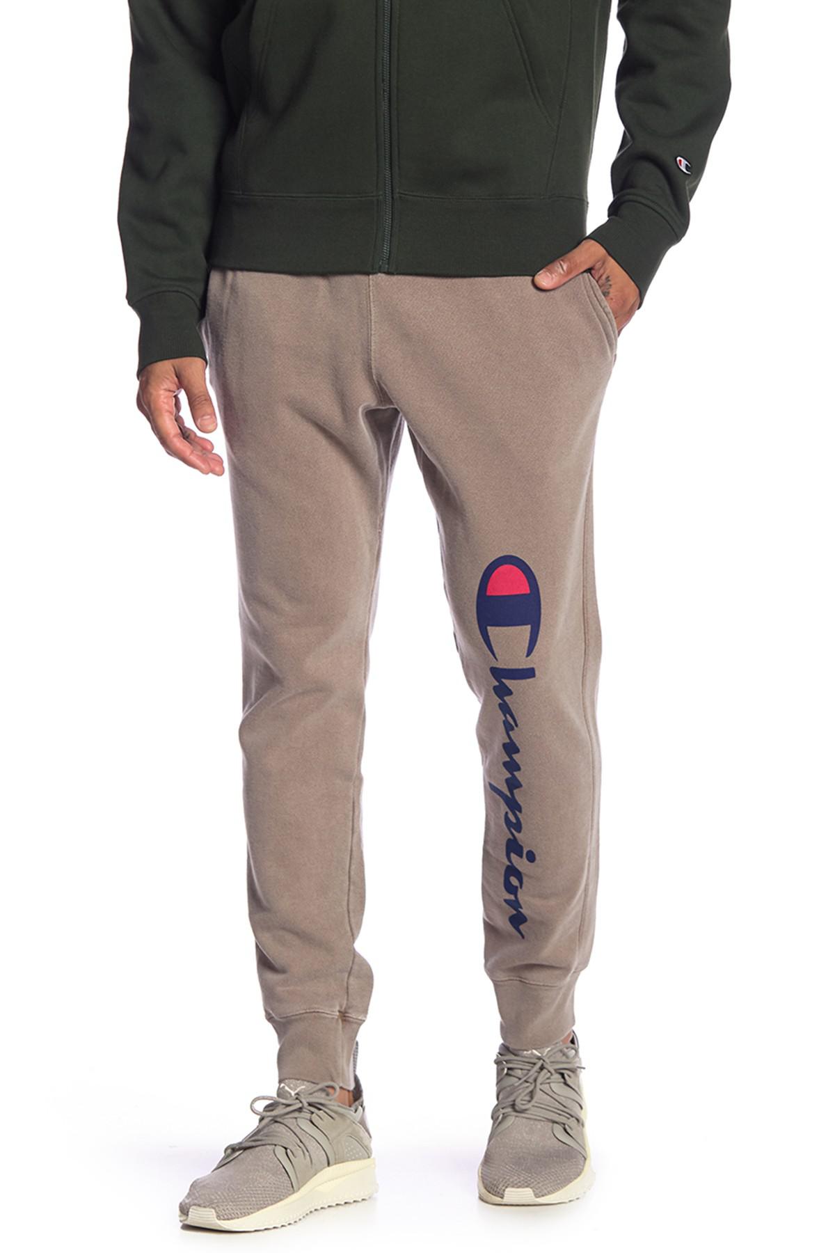 champion sweatsuit mens brown