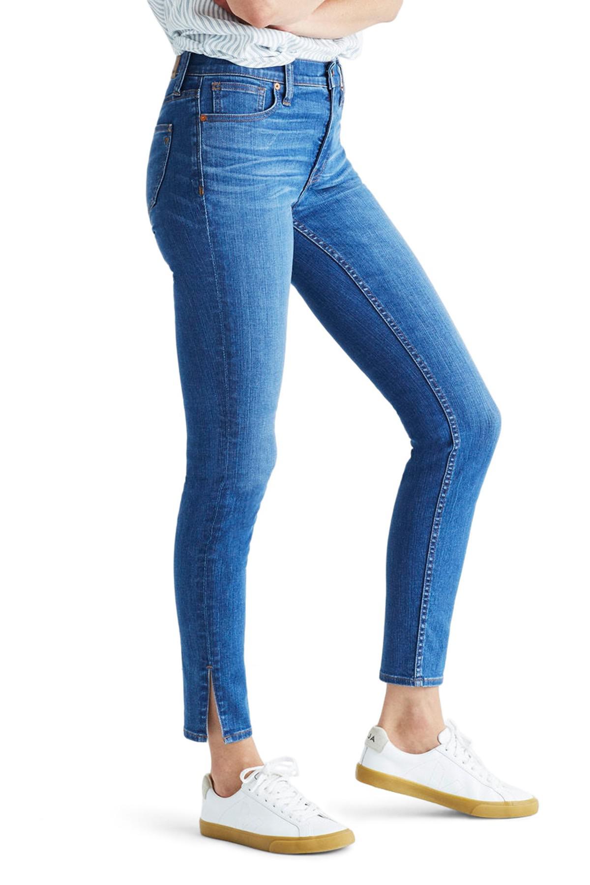 slit skinny jeans