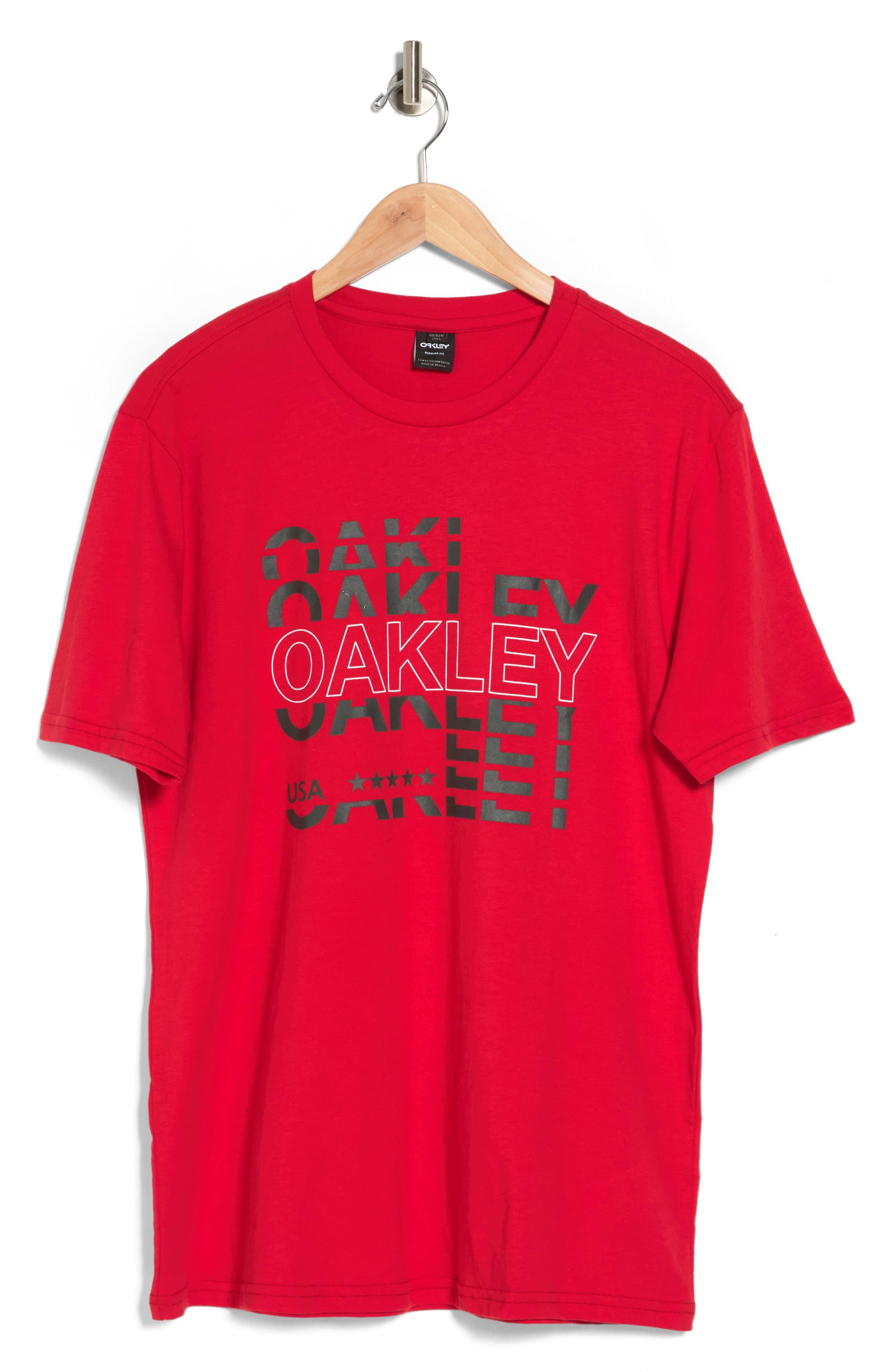 Oakley B1b American Stripe Graphic T-shirt in Red for Men | Lyst