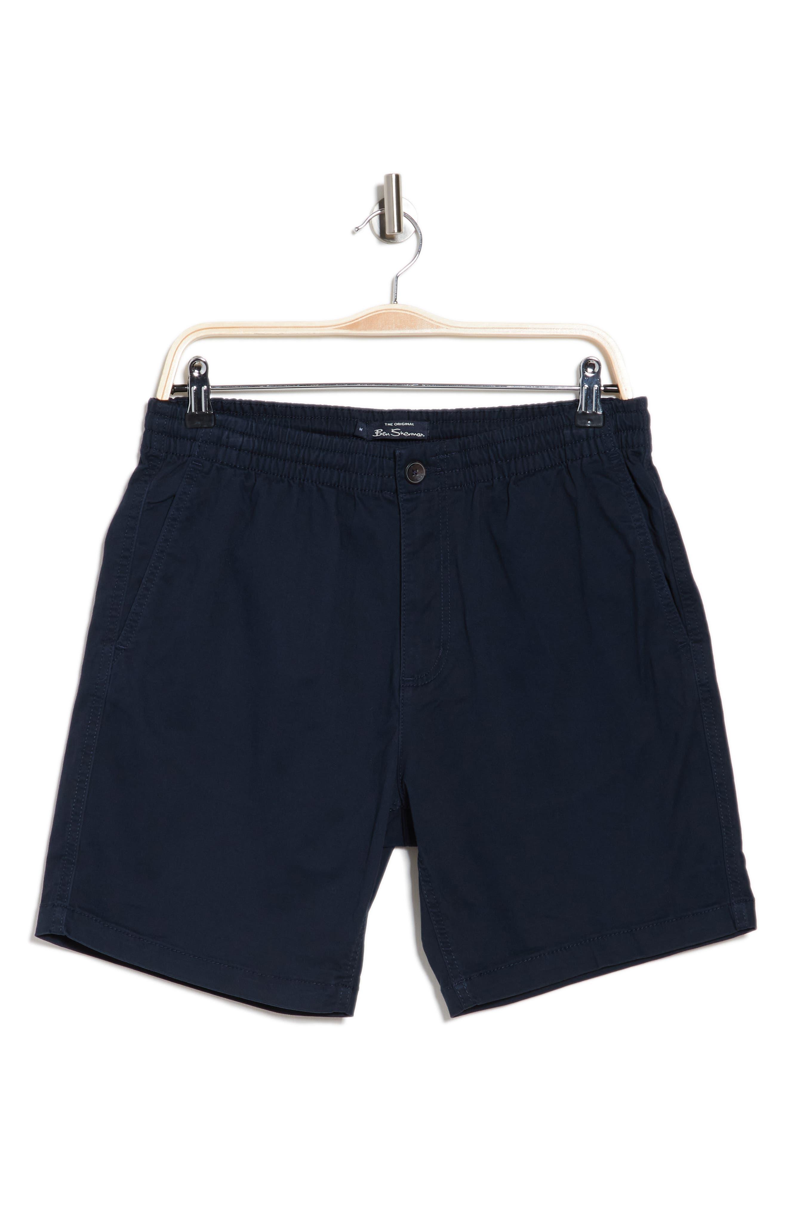 Ben Sherman Beachcomber Cotton Blend Shorts In Midnight At Nordstrom Rack  in Blue for Men | Lyst