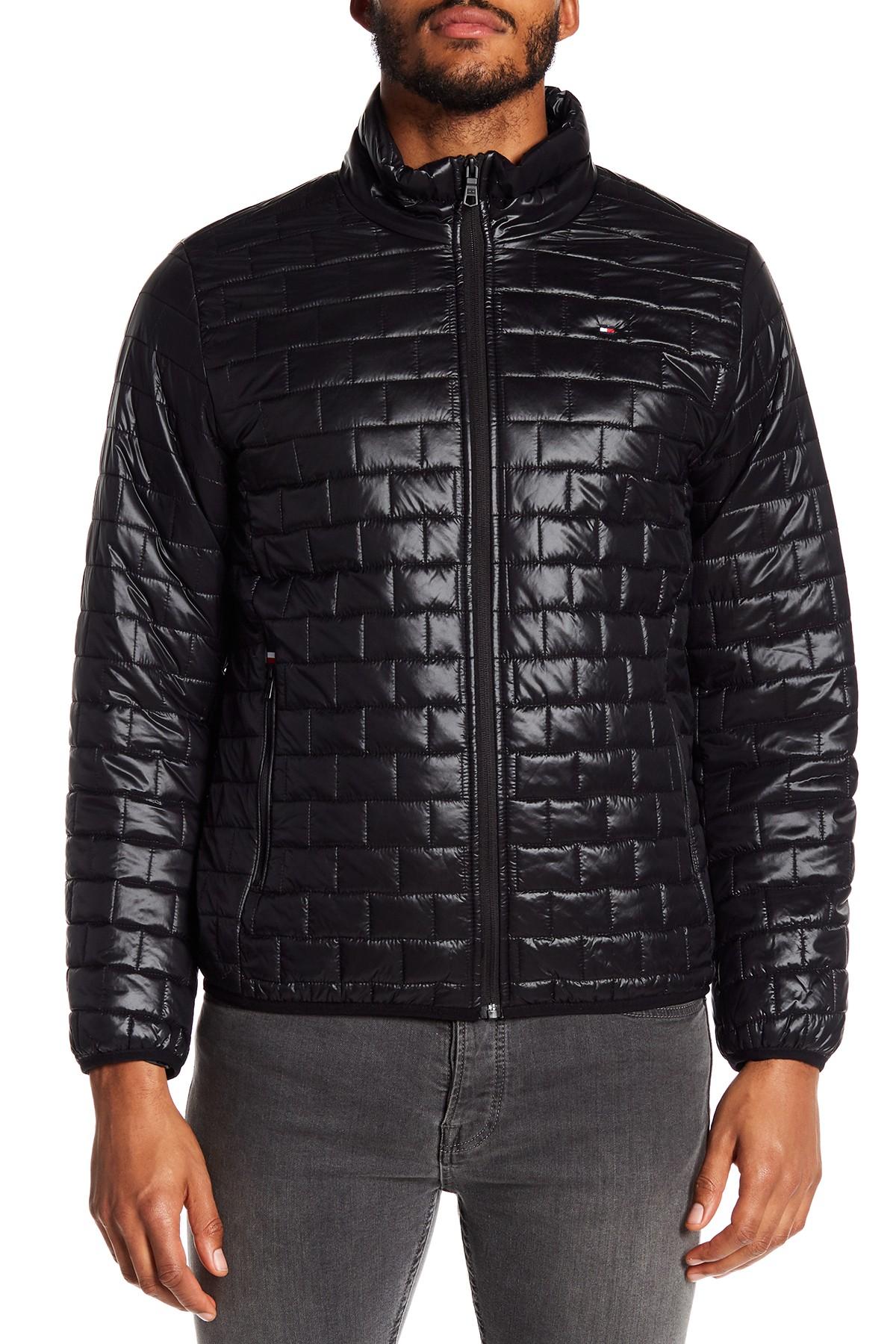 tommy hilfiger box quilted packable puffer jacket