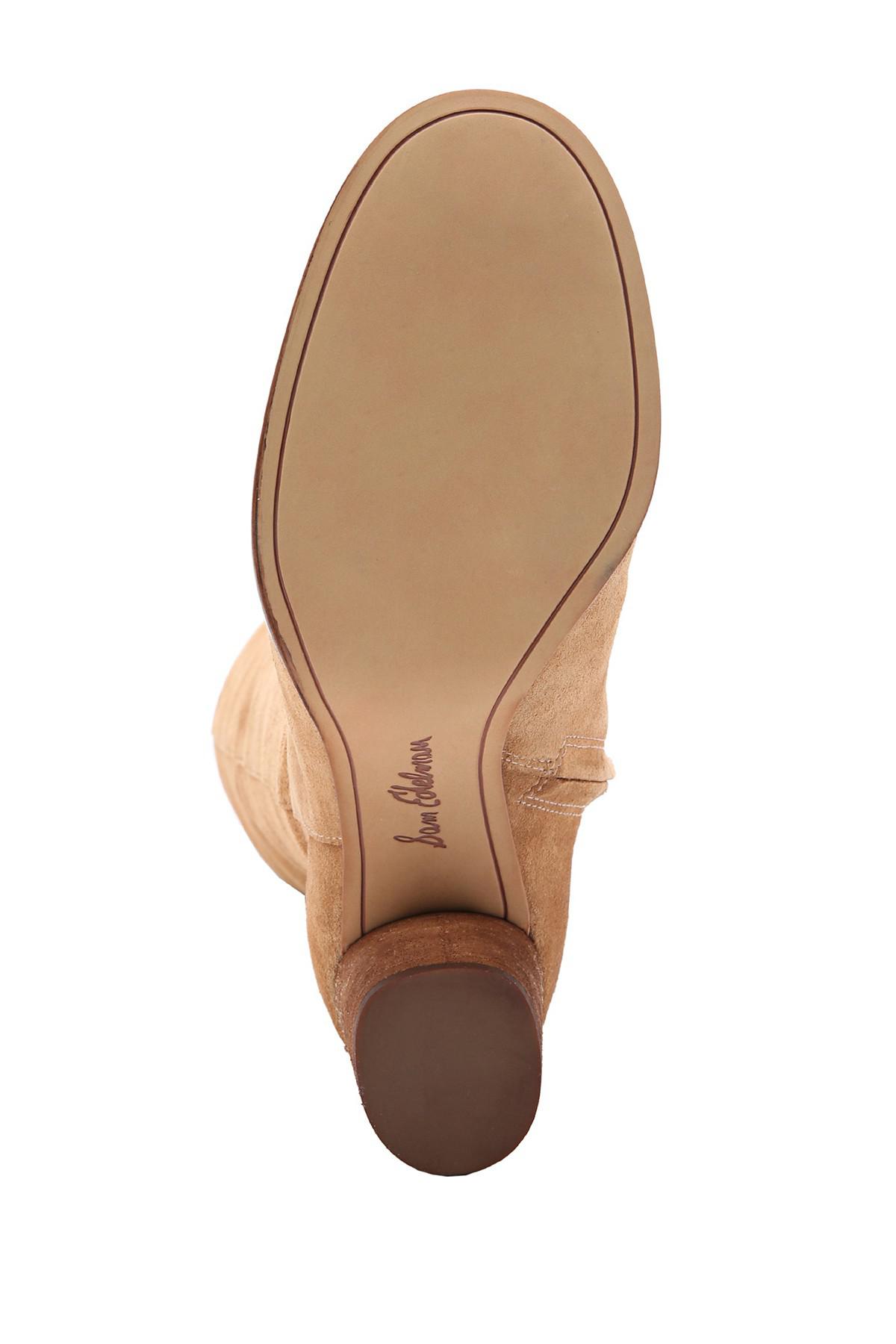sam edelman camellia tall suede boot