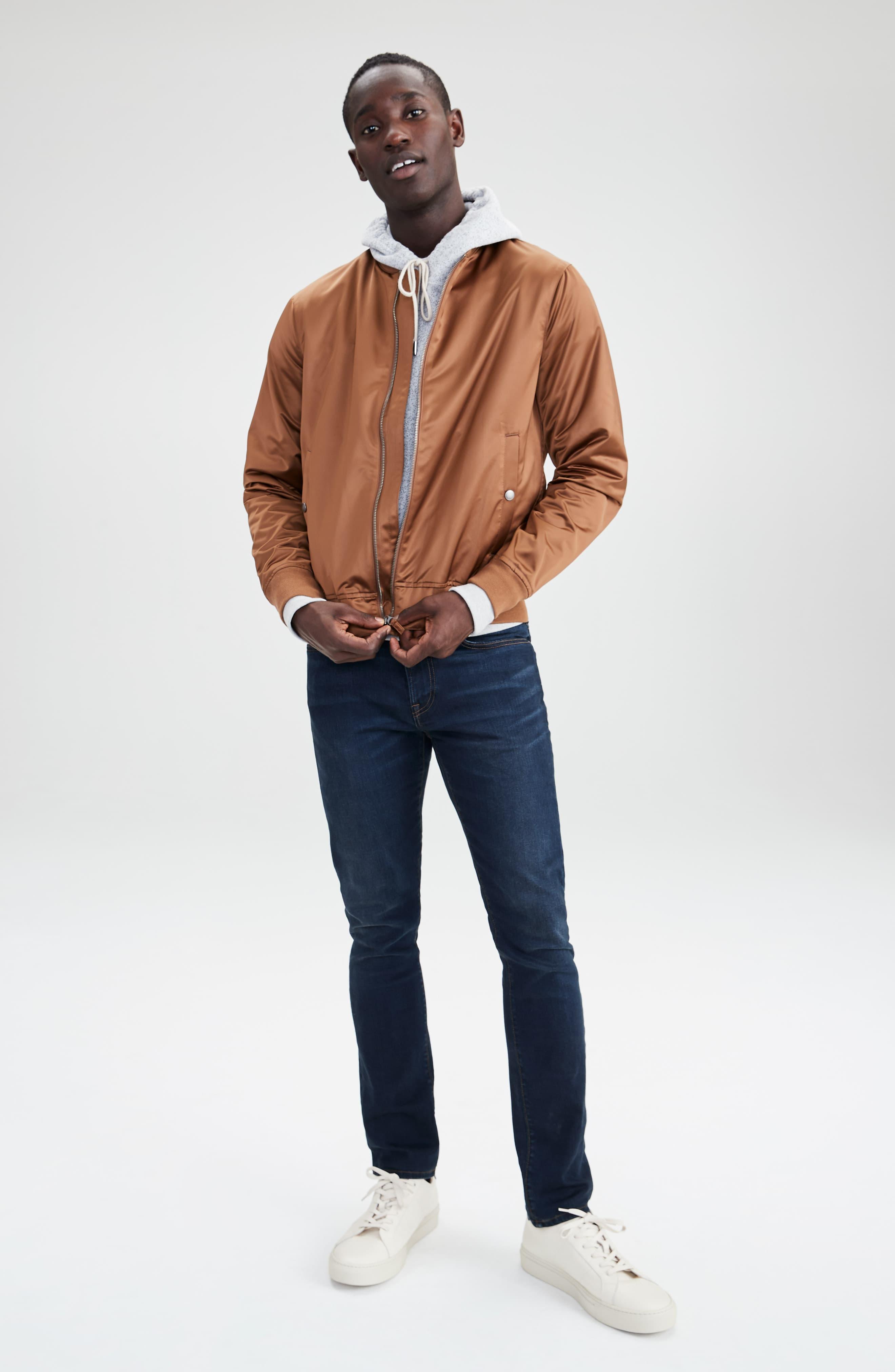 bonobos leather bomber jacket