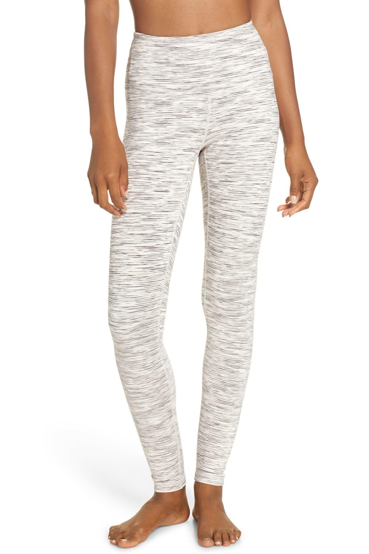 zella striped leggings