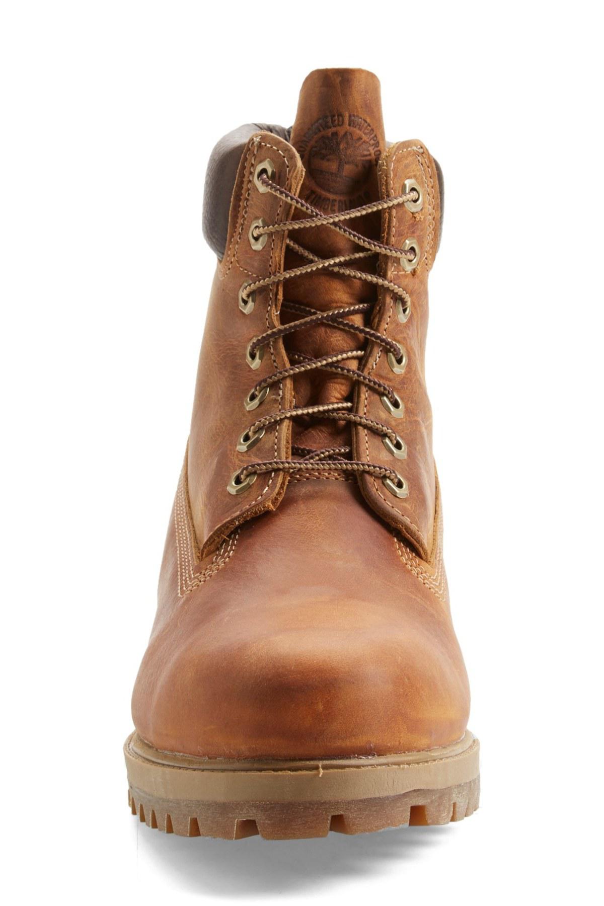 timberland premium heritage round toe boot