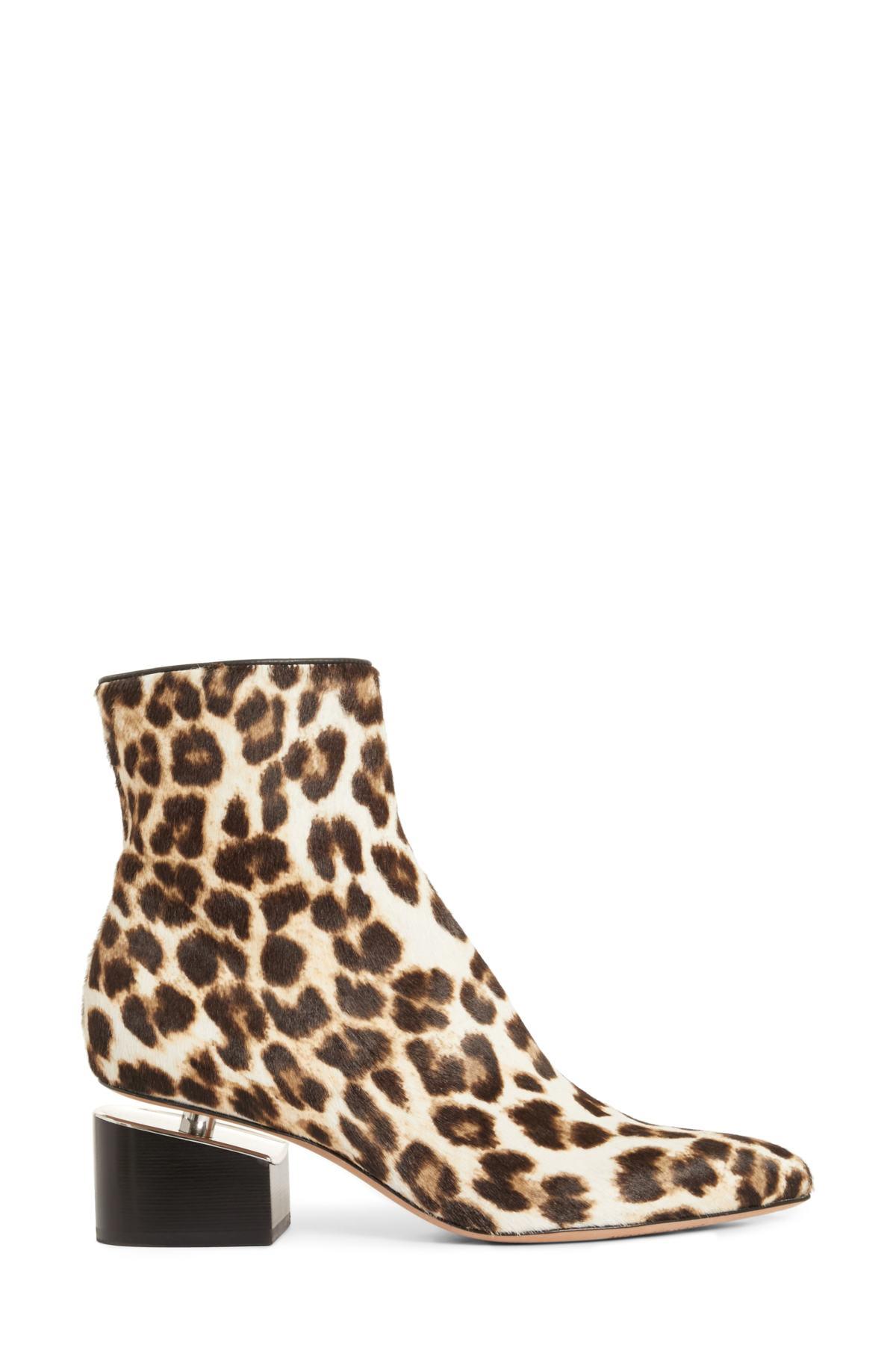 alexander wang leopard booties