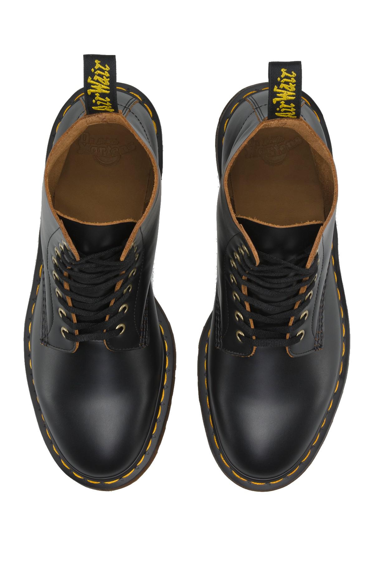 Dr. Martens Pascal Vintage Smooth Leather Boot in Black for Men | Lyst
