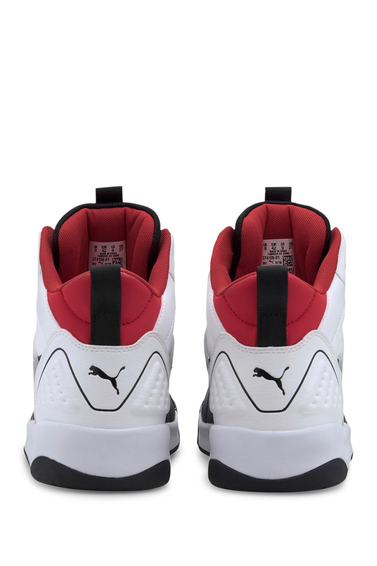 PUMA Synthetic Backcourt Mid Top Sneaker in White for Men - Lyst