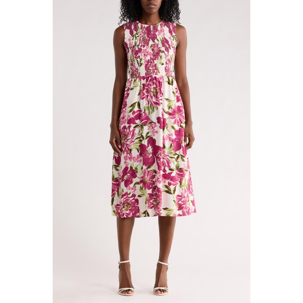 knot a line dress Women's Twist Knot Front V Neck 3/4 Sleeve Casual A-line Midi Dress with  Pockets main image 1