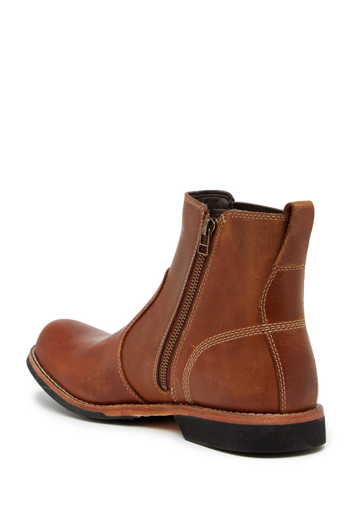 Timberland City Casual Side Zip Chelsea Boot in Brown for Men | Lyst