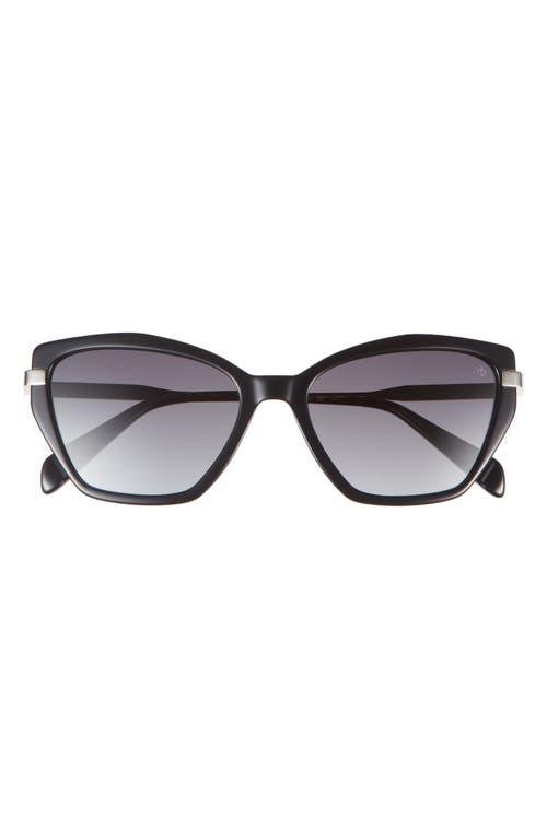 NWOT Rag & Bone Cat Eye 54mm Black Sunglasses Rag & bone Cat Eye Sunglasses for Women | Nordstrom Rack main image 2