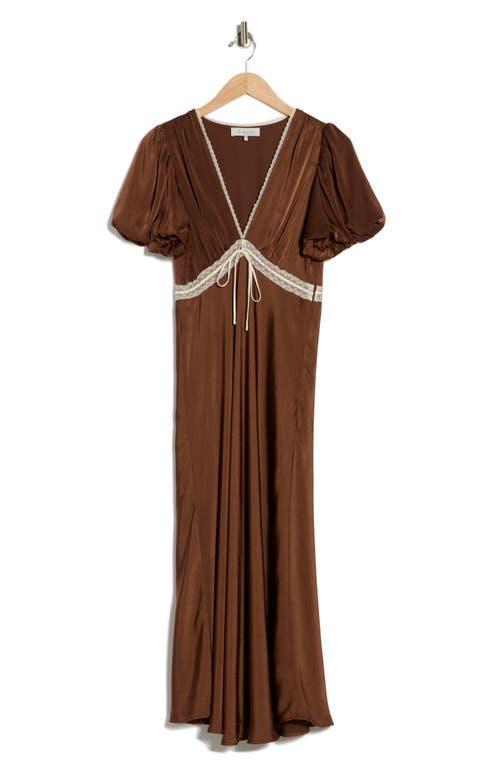 wayf brown eyelet dress J.McLaughlin Women's Newbury Eyelet Dress Dark Brown, Size Small