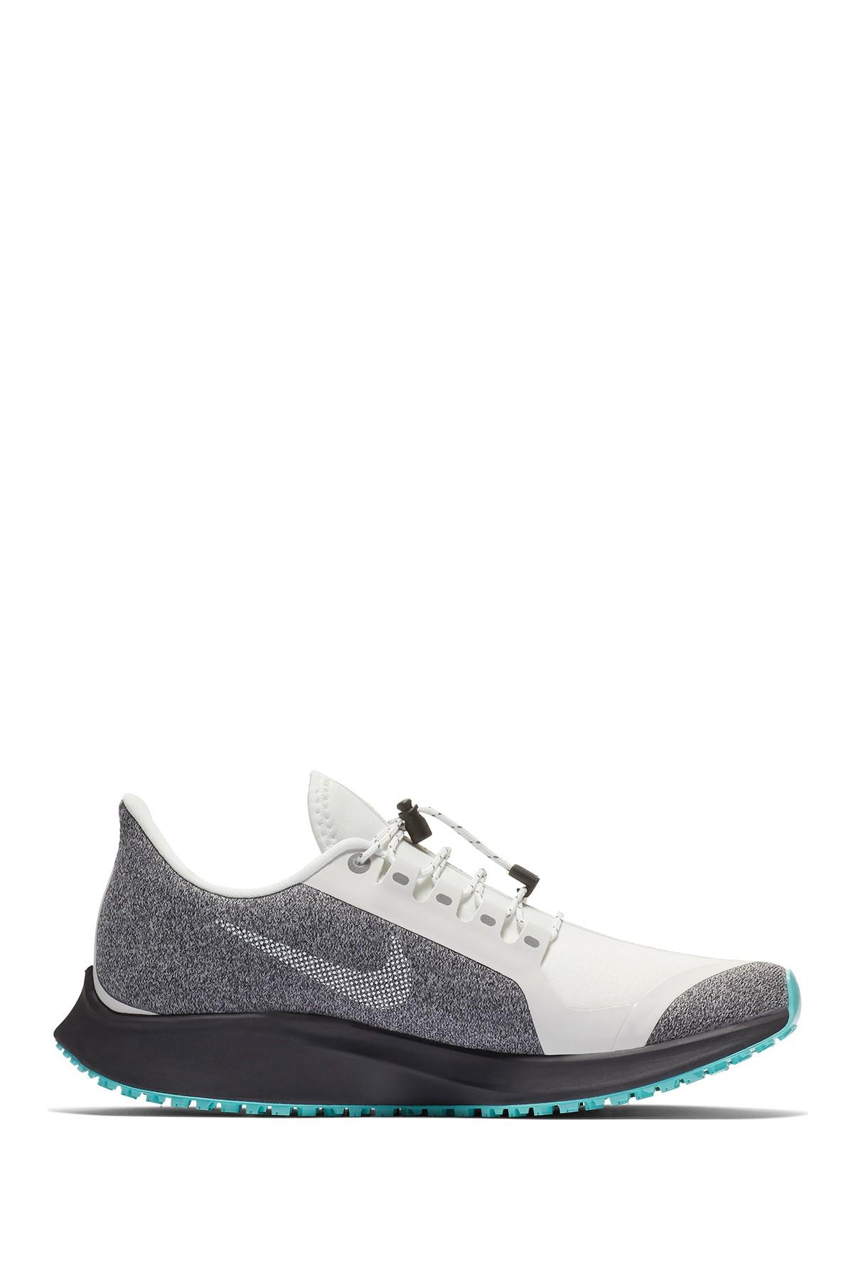 Nike Zoom Pegasus Shield Gs Water Repellent Running Shoe in White | Lyst