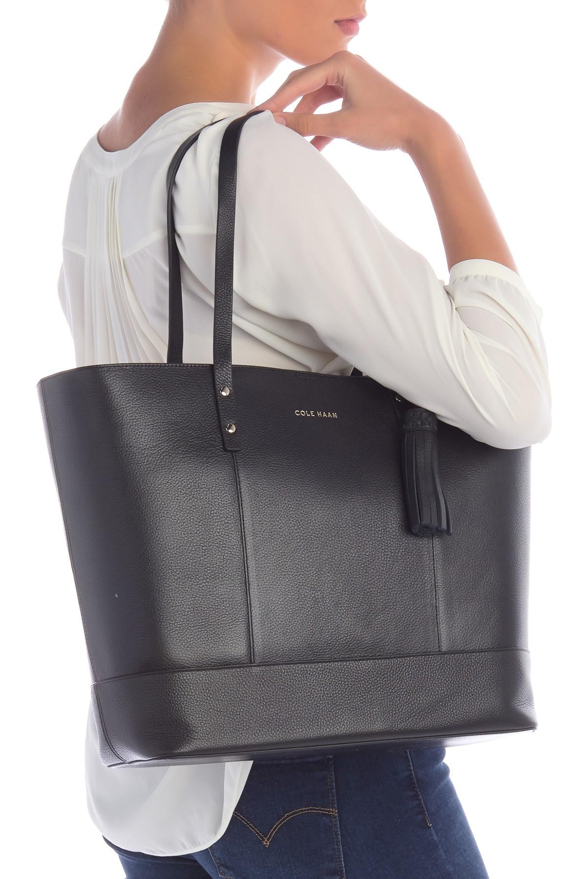 Cole haan online leather satchel