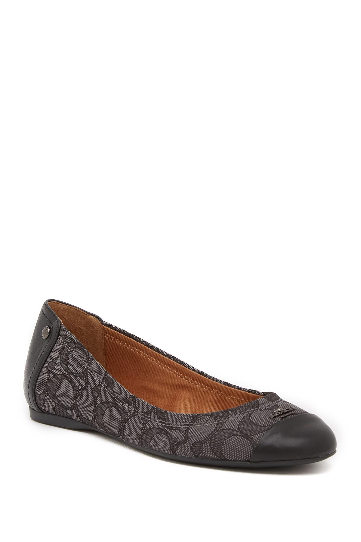 coach chelsea flat shoes