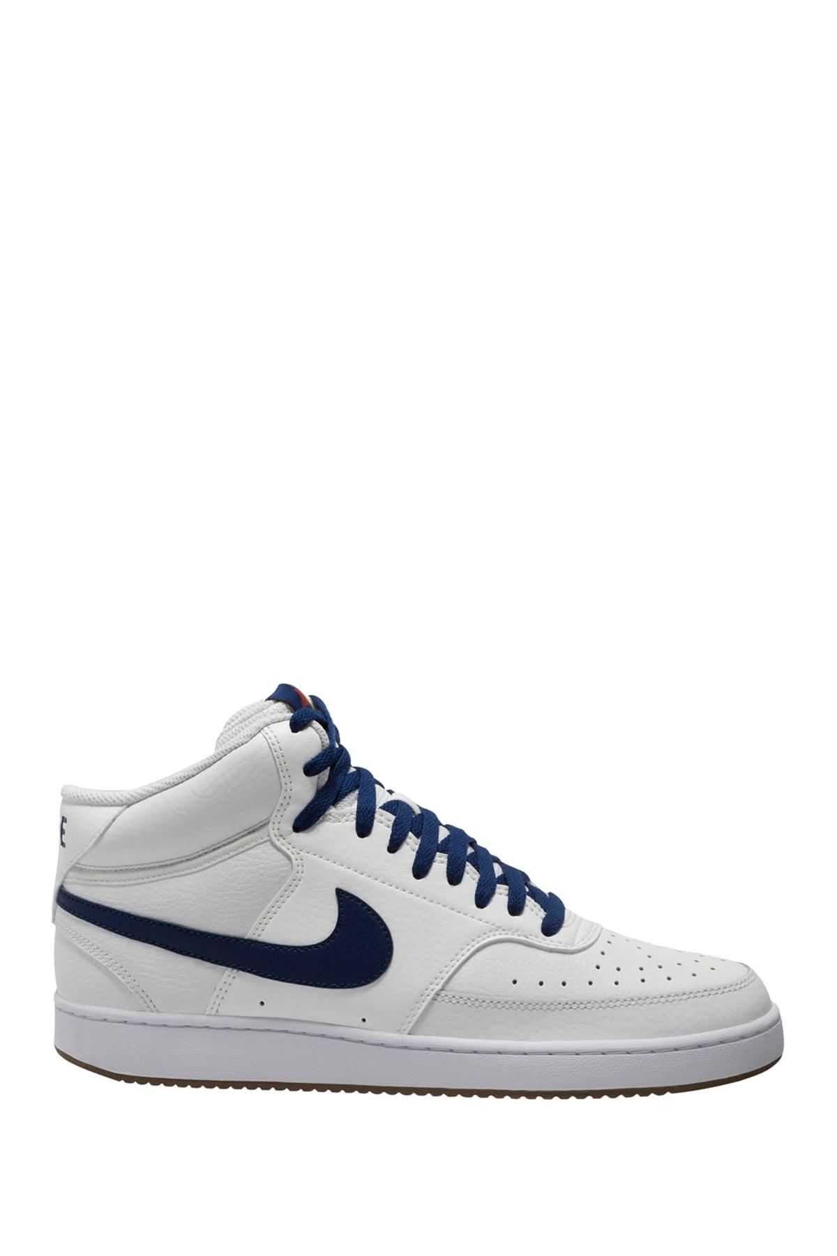 Nike Leather Court Royale Mid Sneaker in Blue for Men Lyst Nike Leather Court Royale Mid Sneaker in Blue for Men Lyst