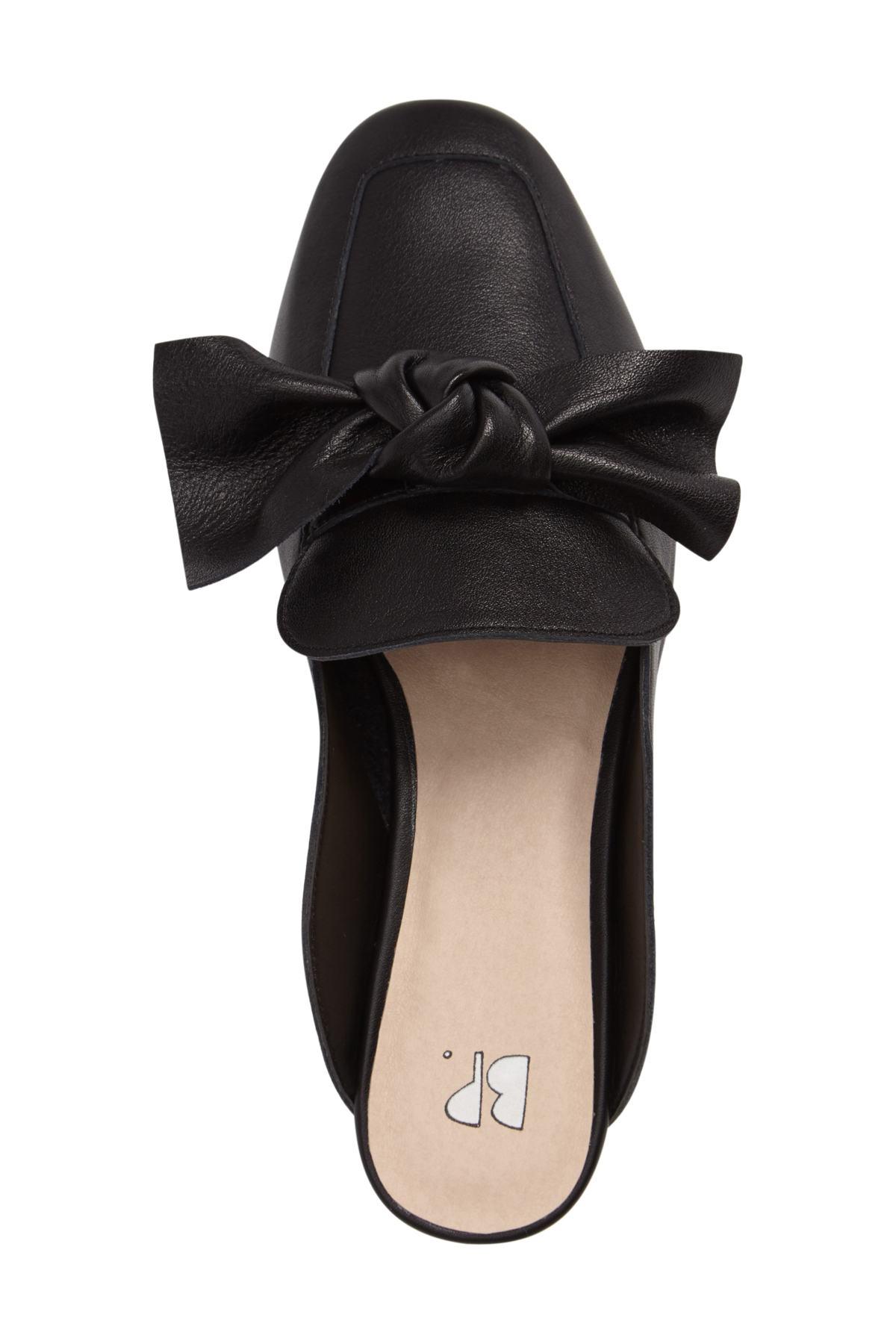 BP. Leather Maddy Mule in Black Leather (Black) Lyst