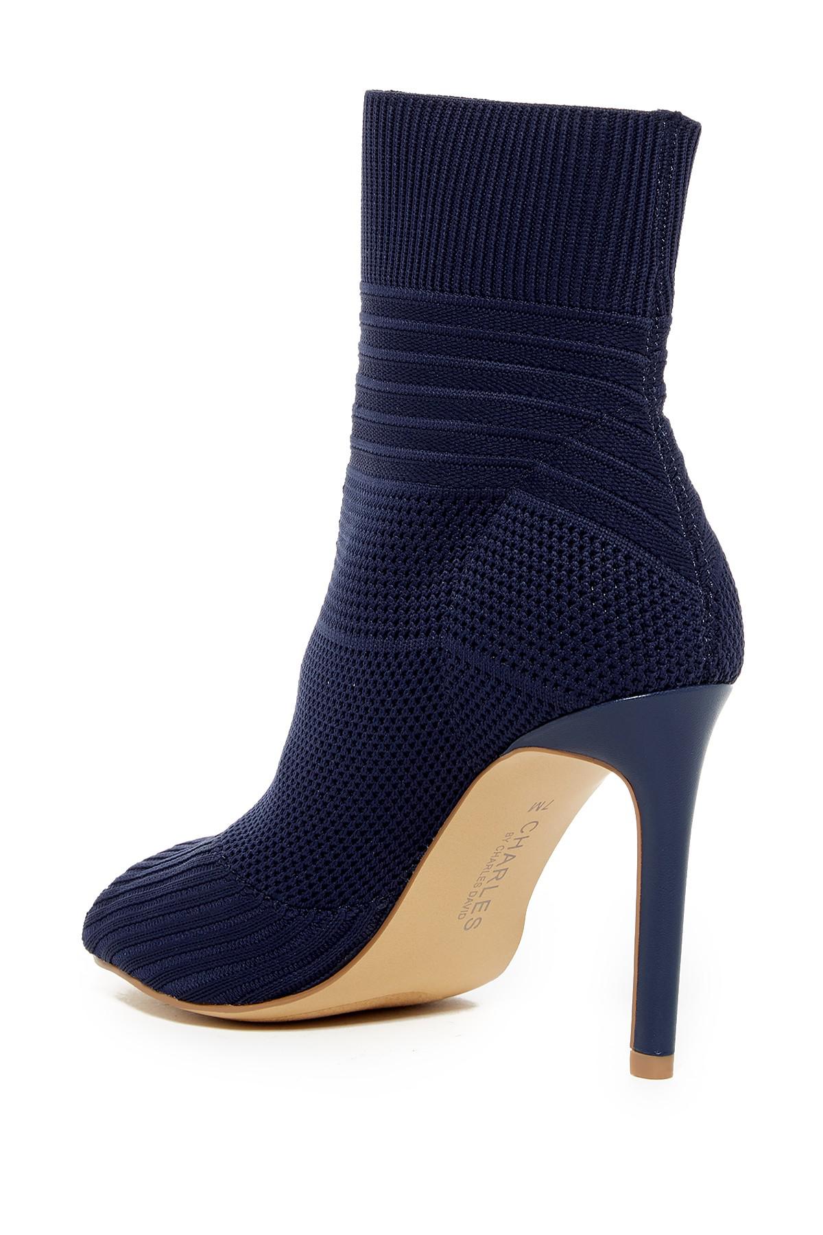 charles david prue knit sock bootie