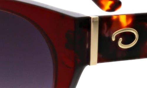 Oscar de la Renta 54Mm Cat Eye Sunglasses in Brown | Lyst display picture 1