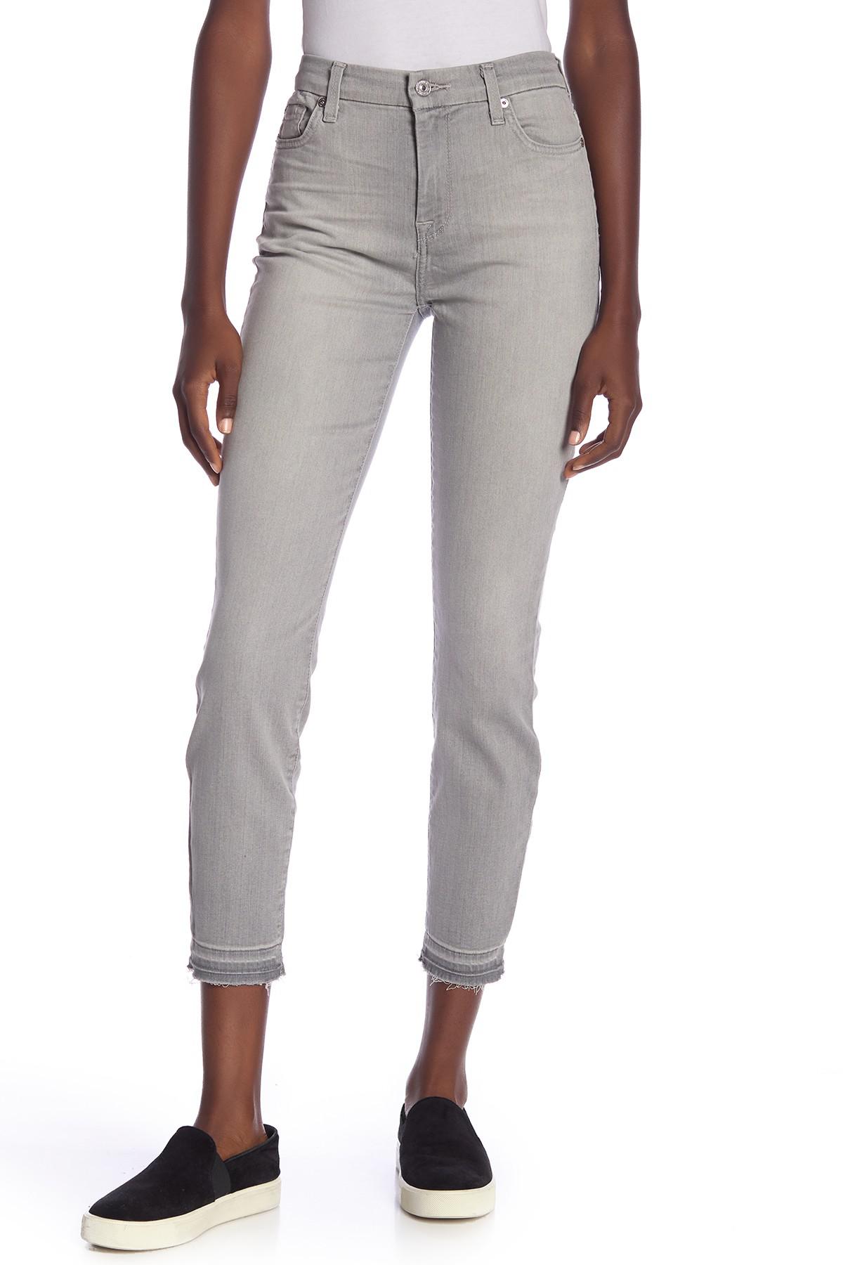 seven for all mankind high rise skinny