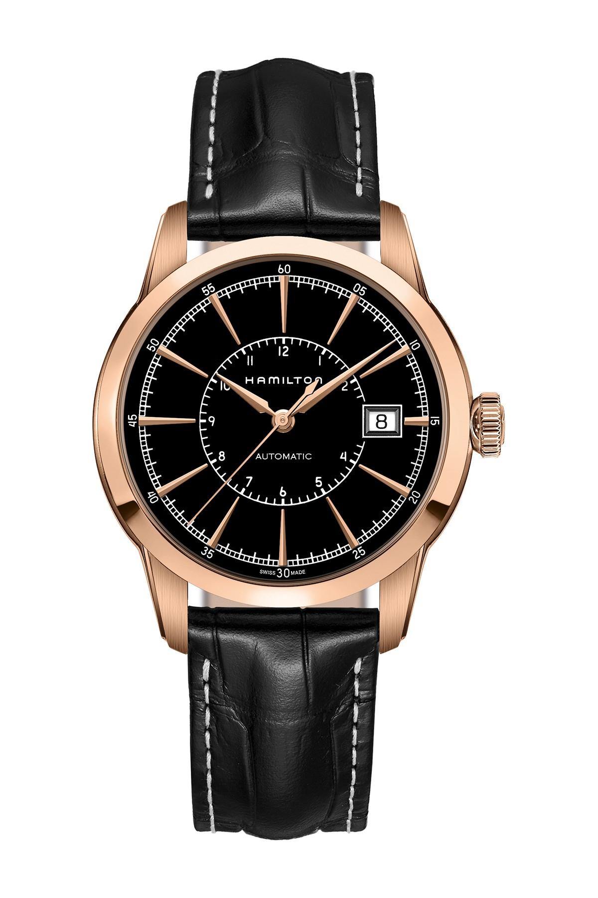 hamilton watch leather