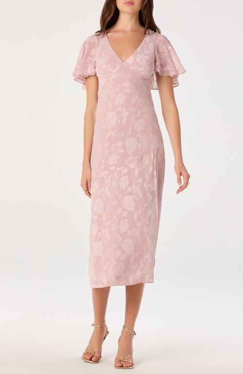 chinese dress ladies ASTR Lavena V-neck Puff Sleeve Dress