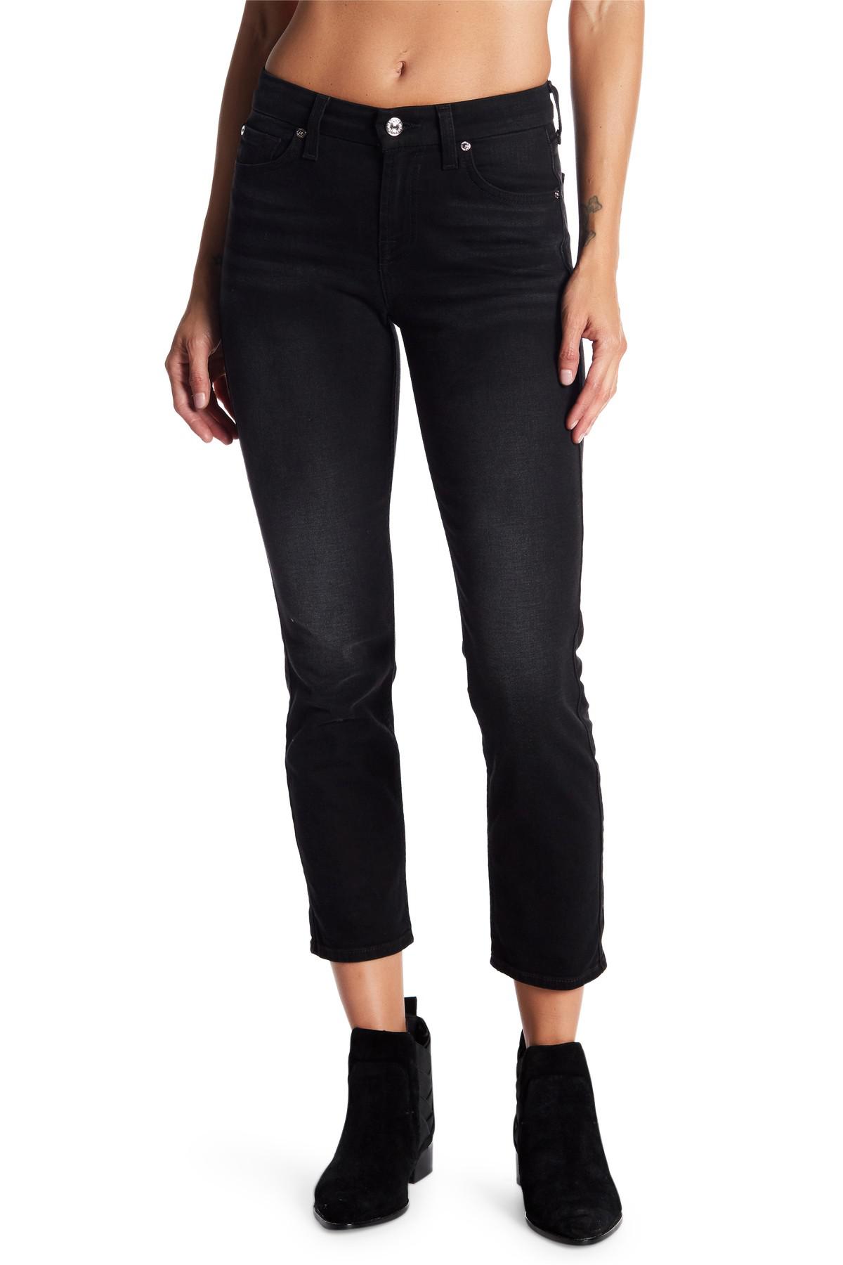 7 For All Mankind Karah Crop Jeans | Lyst