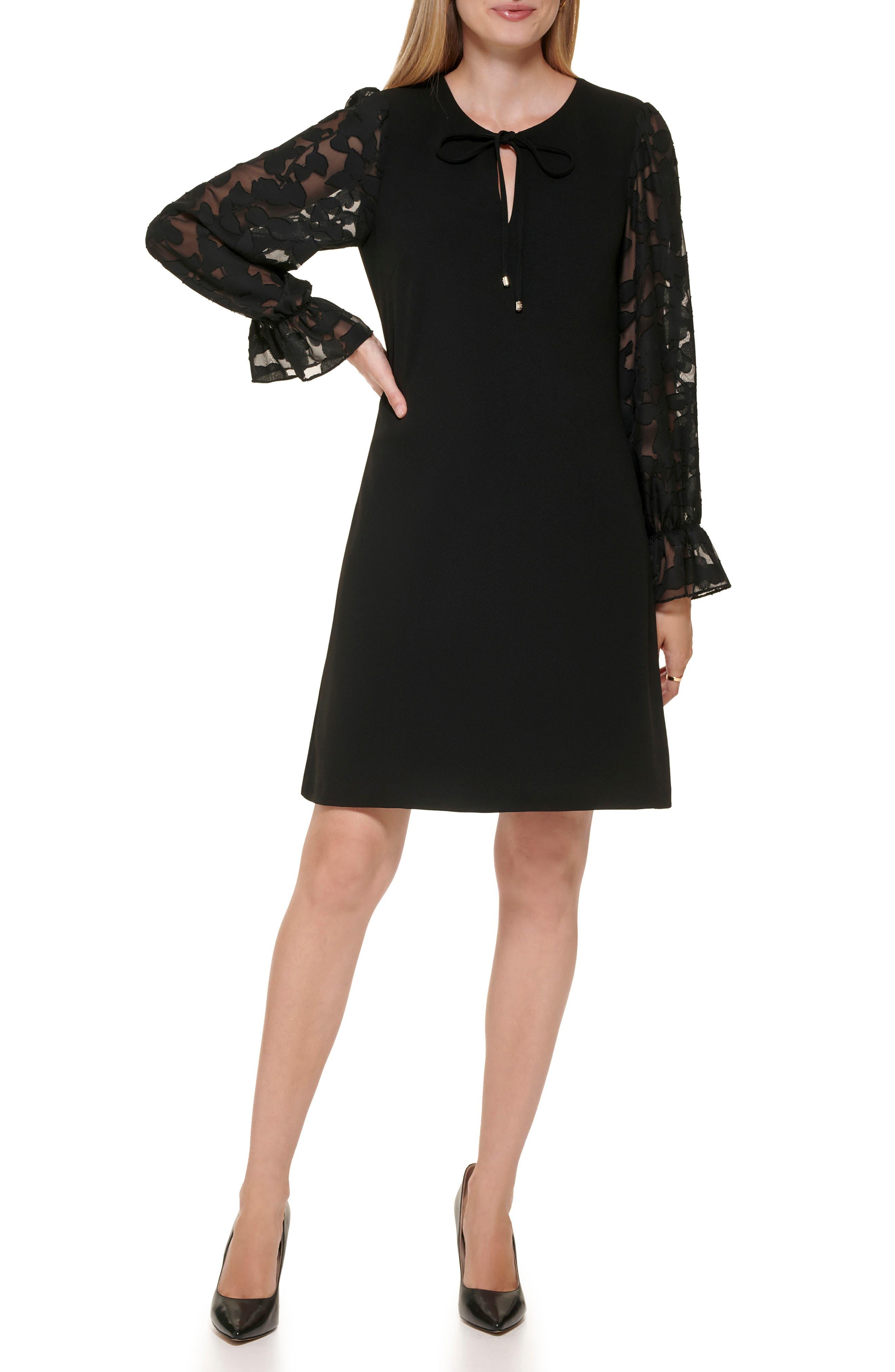 Tommy hilfiger black lace top dress