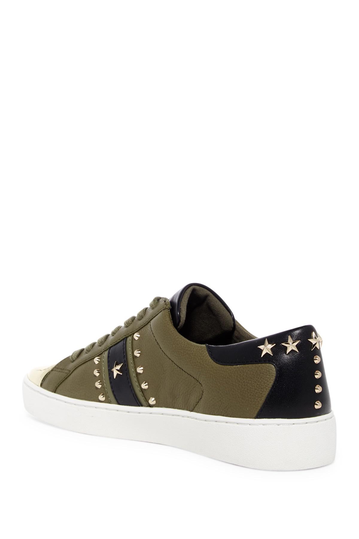MICHAEL Michael Kors Frankie Stripe Leather Sneaker in