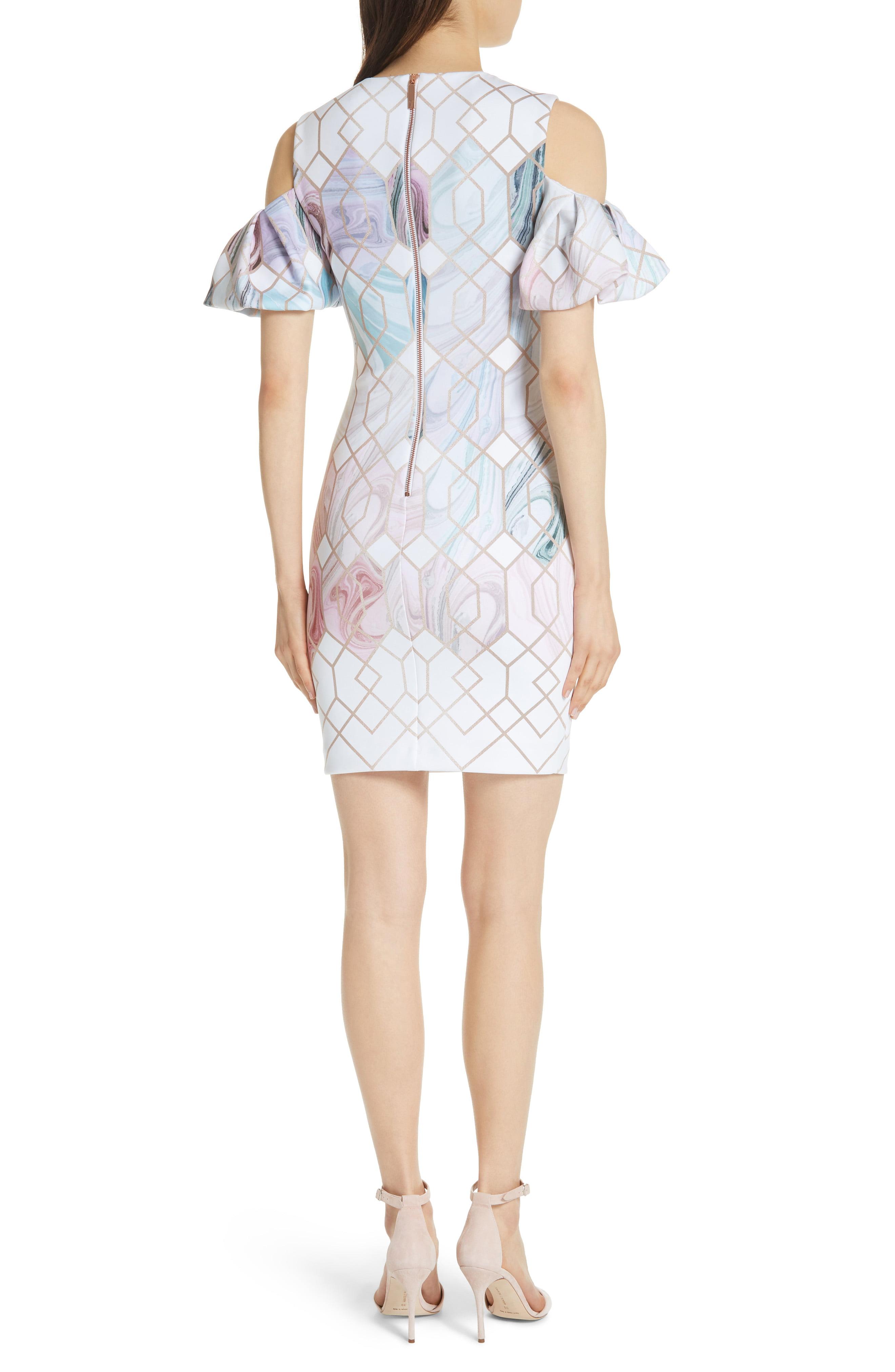 ted baker sea of clouds dress