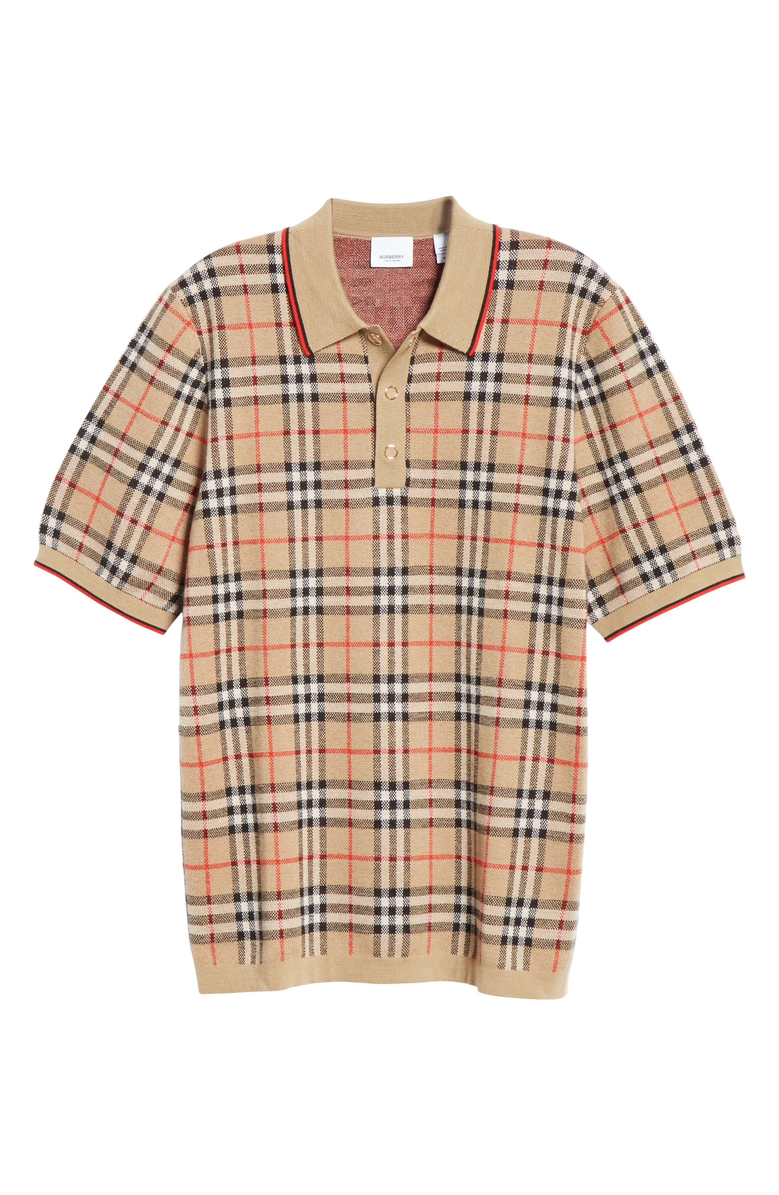 ▷ Vintage Burberry Polo Shirt