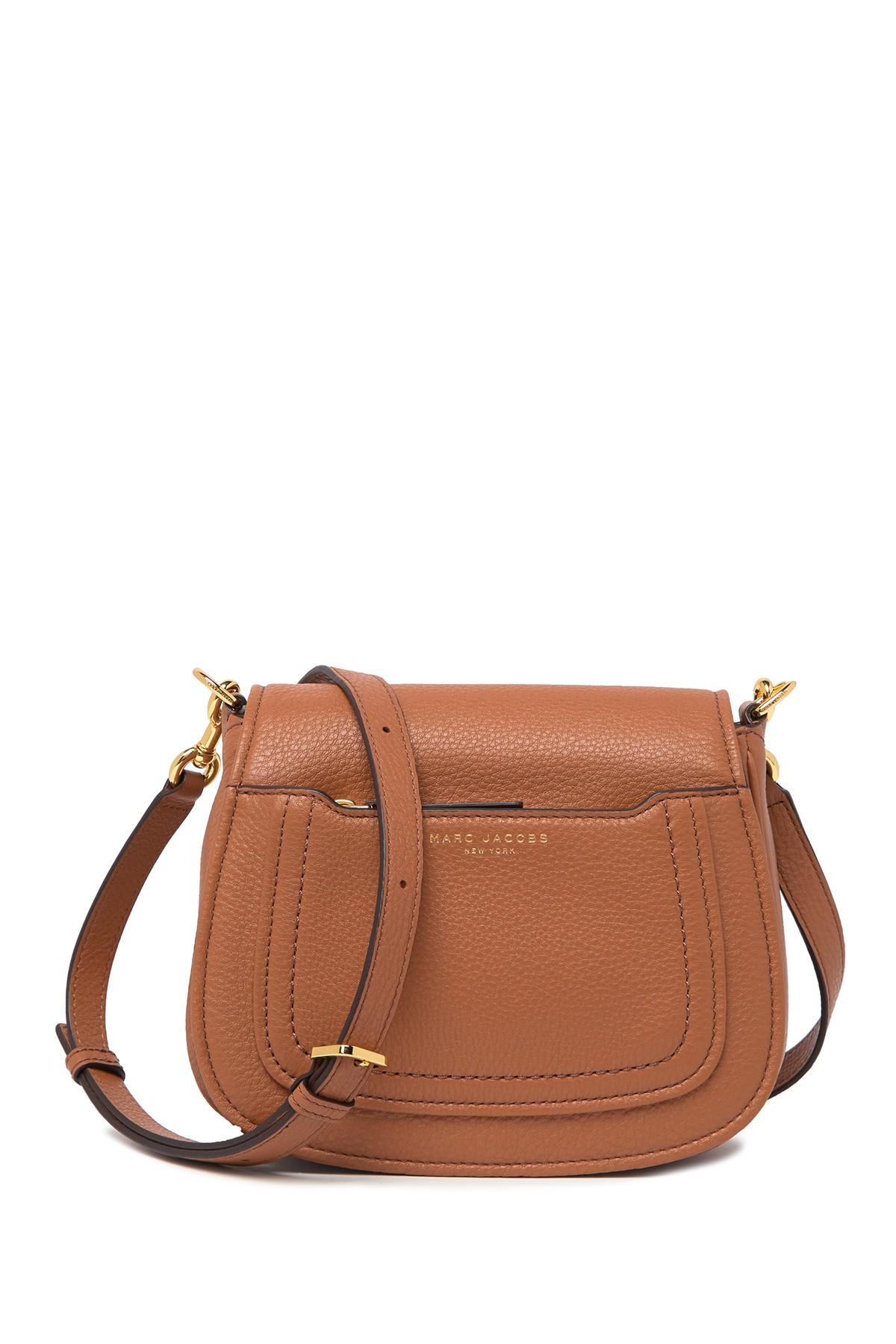 Empire city mini online leather messenger bag