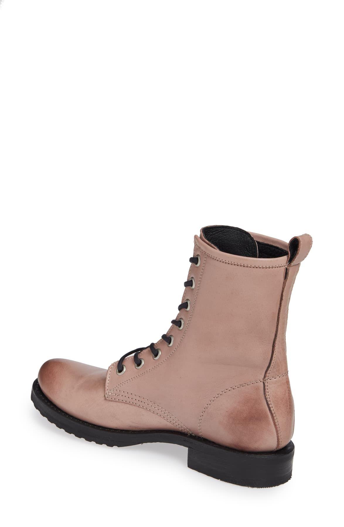 frye veronica combat lilac