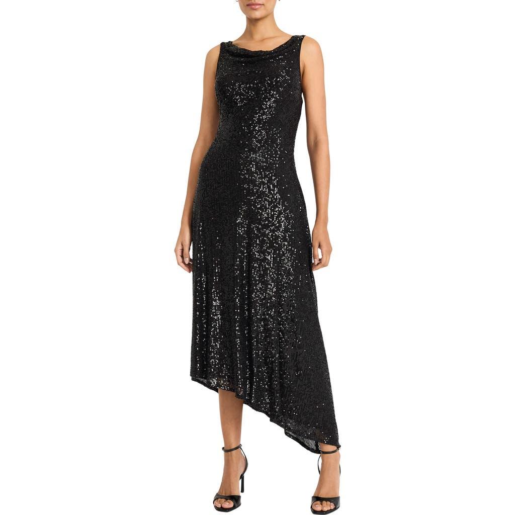 maggy london asymmetric neck sheath midi dress ASYMMETRICAL SHOULDER MIDI DRESS Maggy London