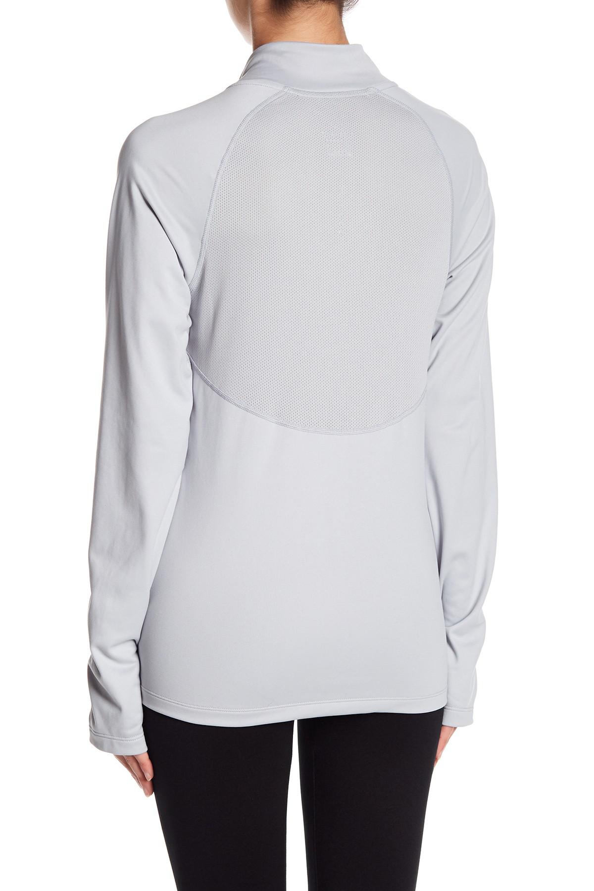 Download Nike 1/2 Zip Down Mock Neck Pull Over Jacket - Lyst