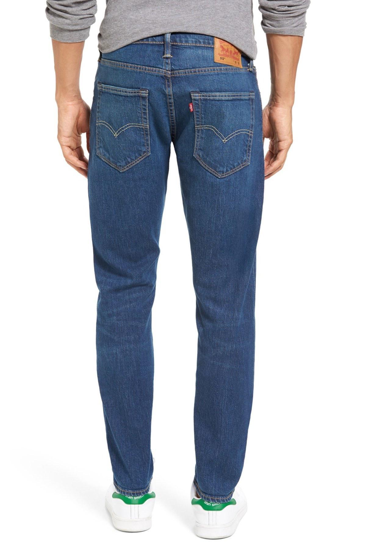 Levi's Denim Levi's 512 Slouchy Skinny Fit Jeans in Dark