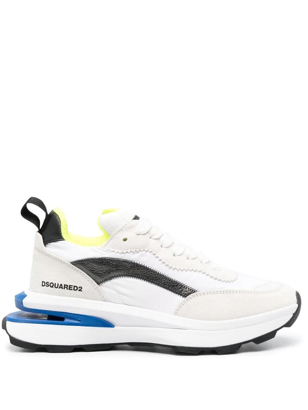 DSquared² Wave Slash Low-top Sneakers in White | Lyst