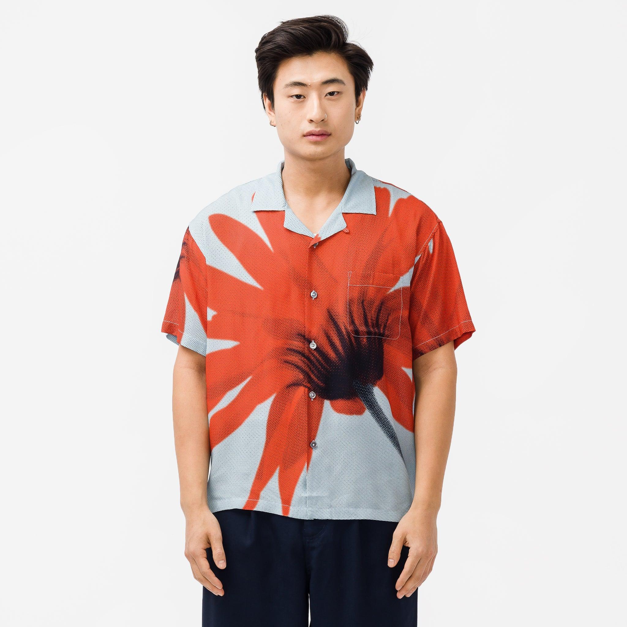 Stussy Synthetic Halftone Flower Shirt 
