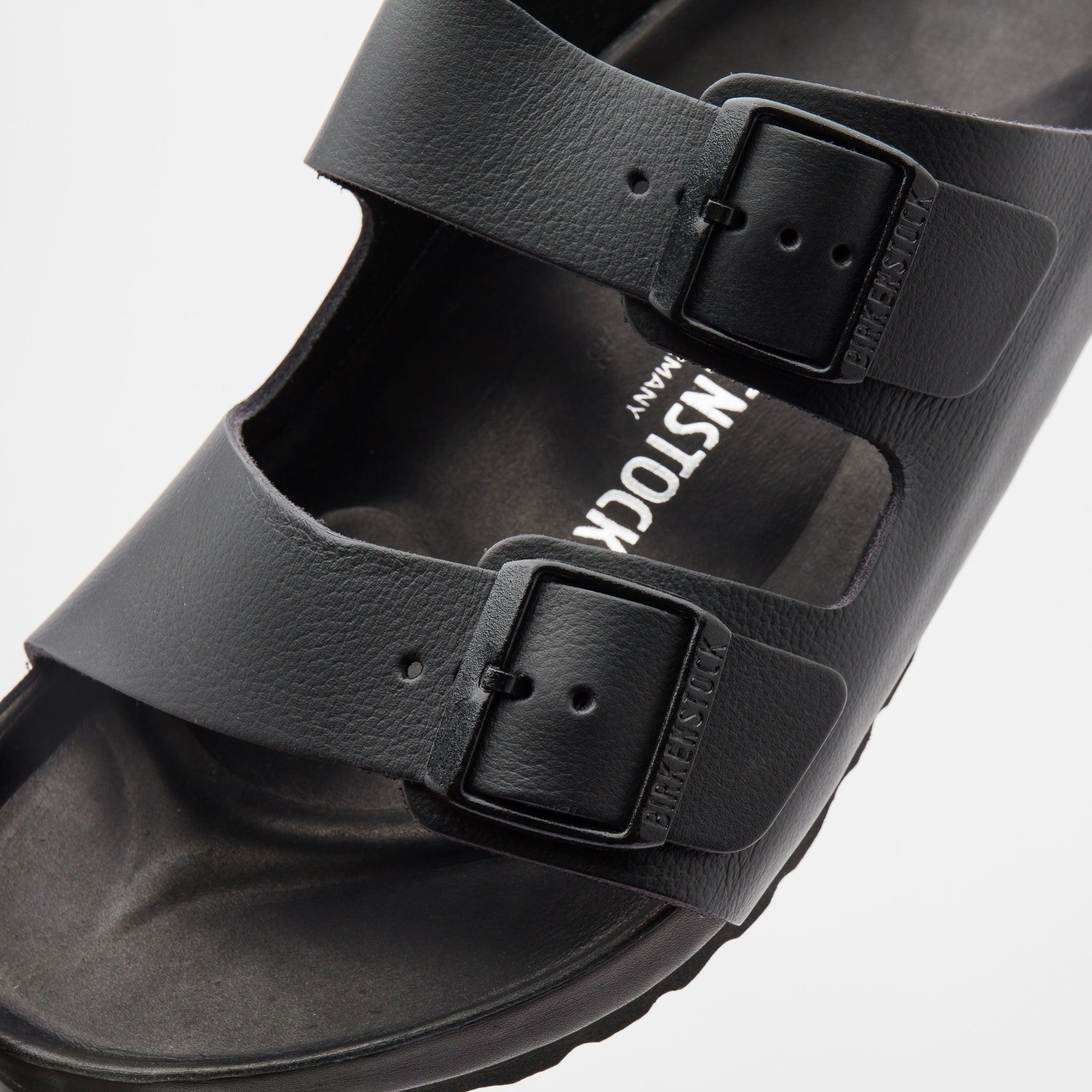 Birkenstock Arizona Exquisite Leather Sandal in Black for Men | Lyst