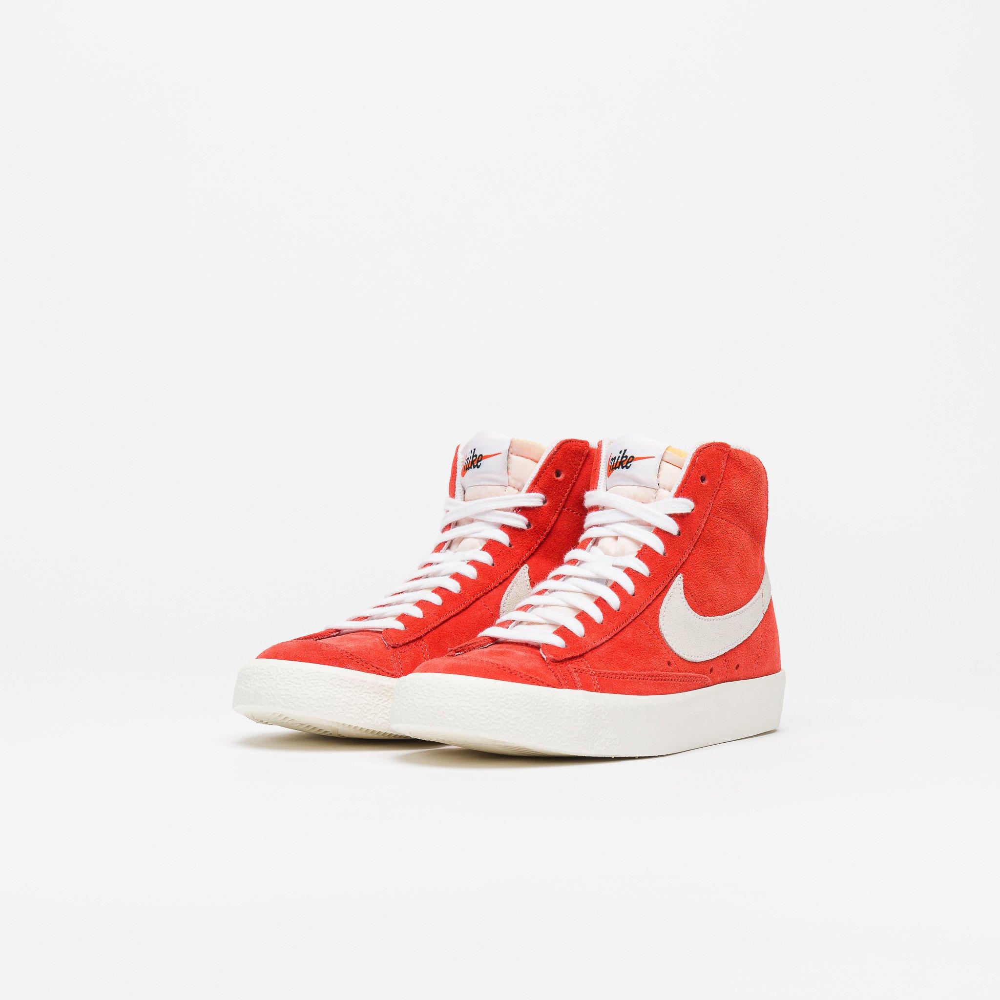Nike Blazer Mid 77 Suede in Red for Men | Lyst