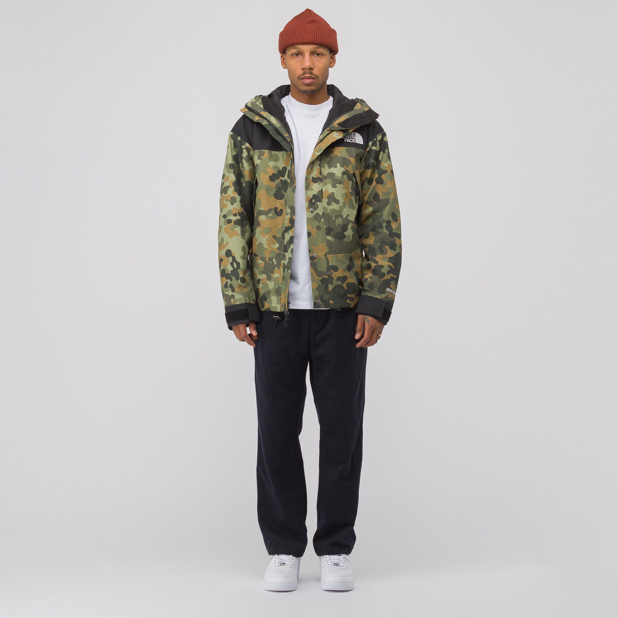 The North Face Synthetic 1990 Gore-tex 2l Shell Mountain Jacket In Camo/black  in Green for Men | Lyst