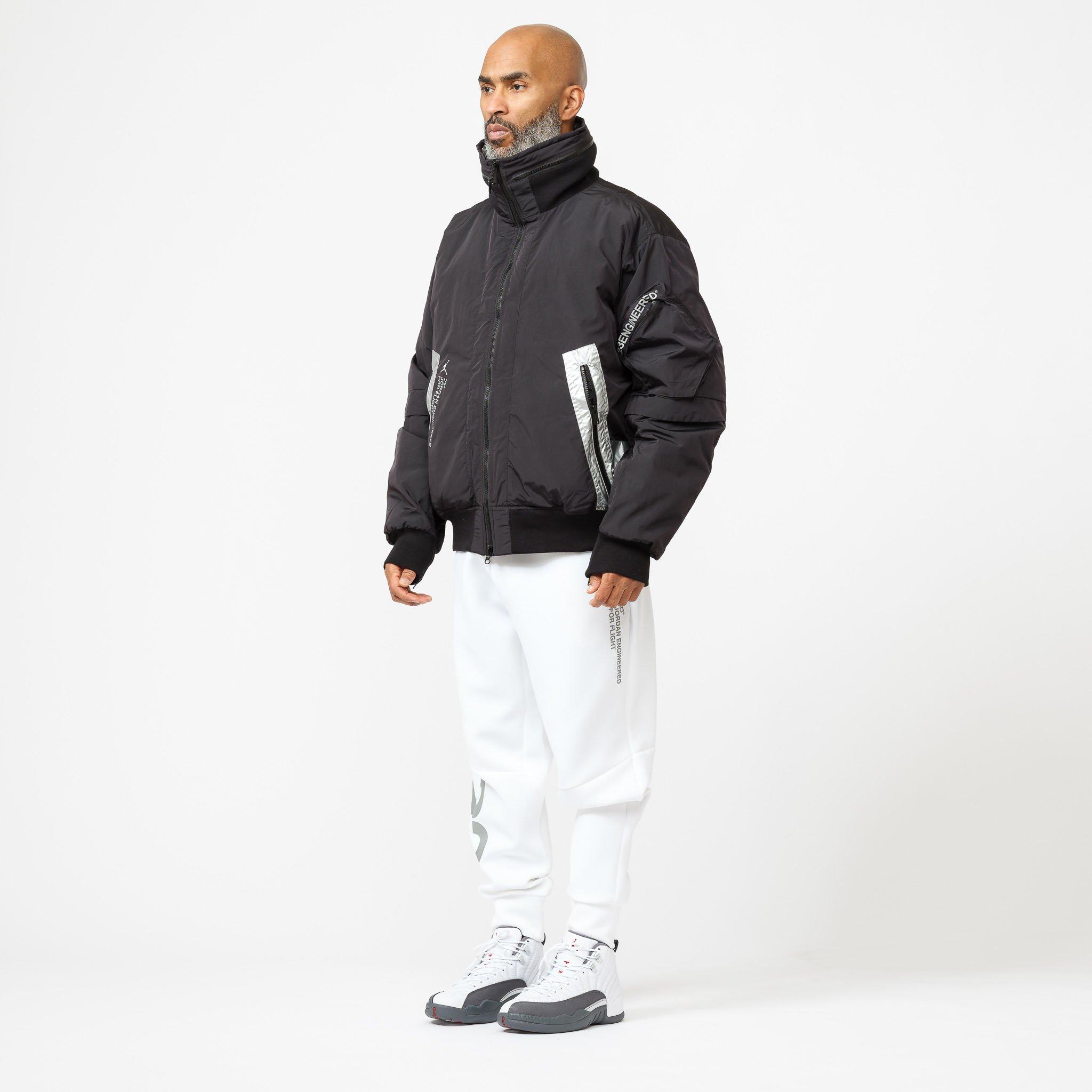 Nike Synthetic 23 Engineered Ma 1 Down Jacket In Black For Men Lyst