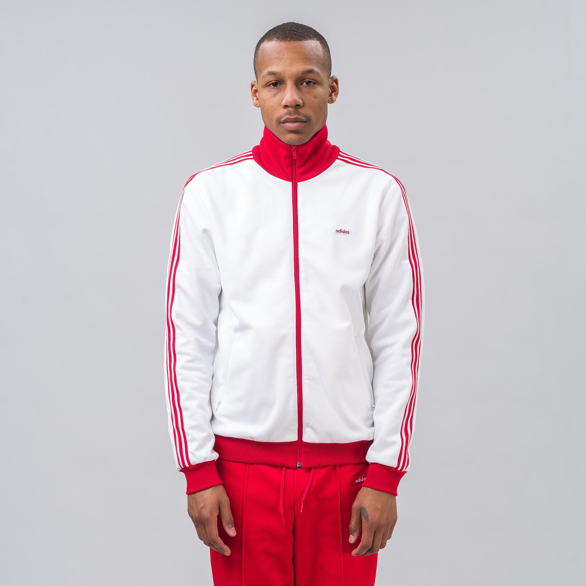 adidas Originals Beckenbauer Mig Tracksuit in Red for Men | Lyst UK