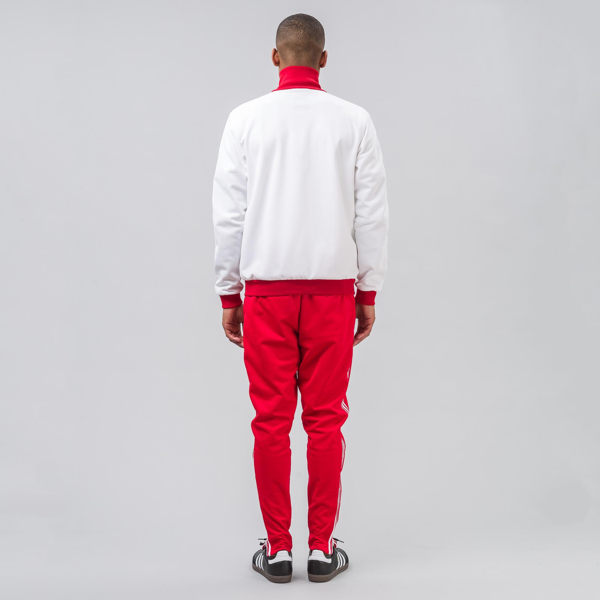 adidas Originals Beckenbauer Mig Tracksuit in Red/White (Red) for Men ...