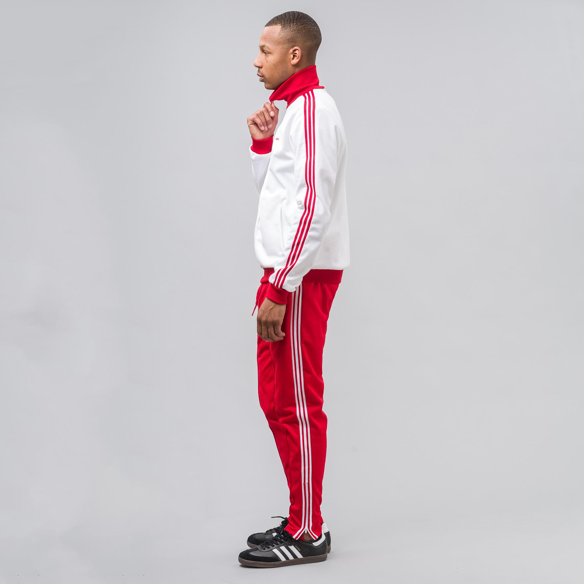 adidas Originals Beckenbauer Mig Tracksuit in Red/White (Red) for Men | Lyst